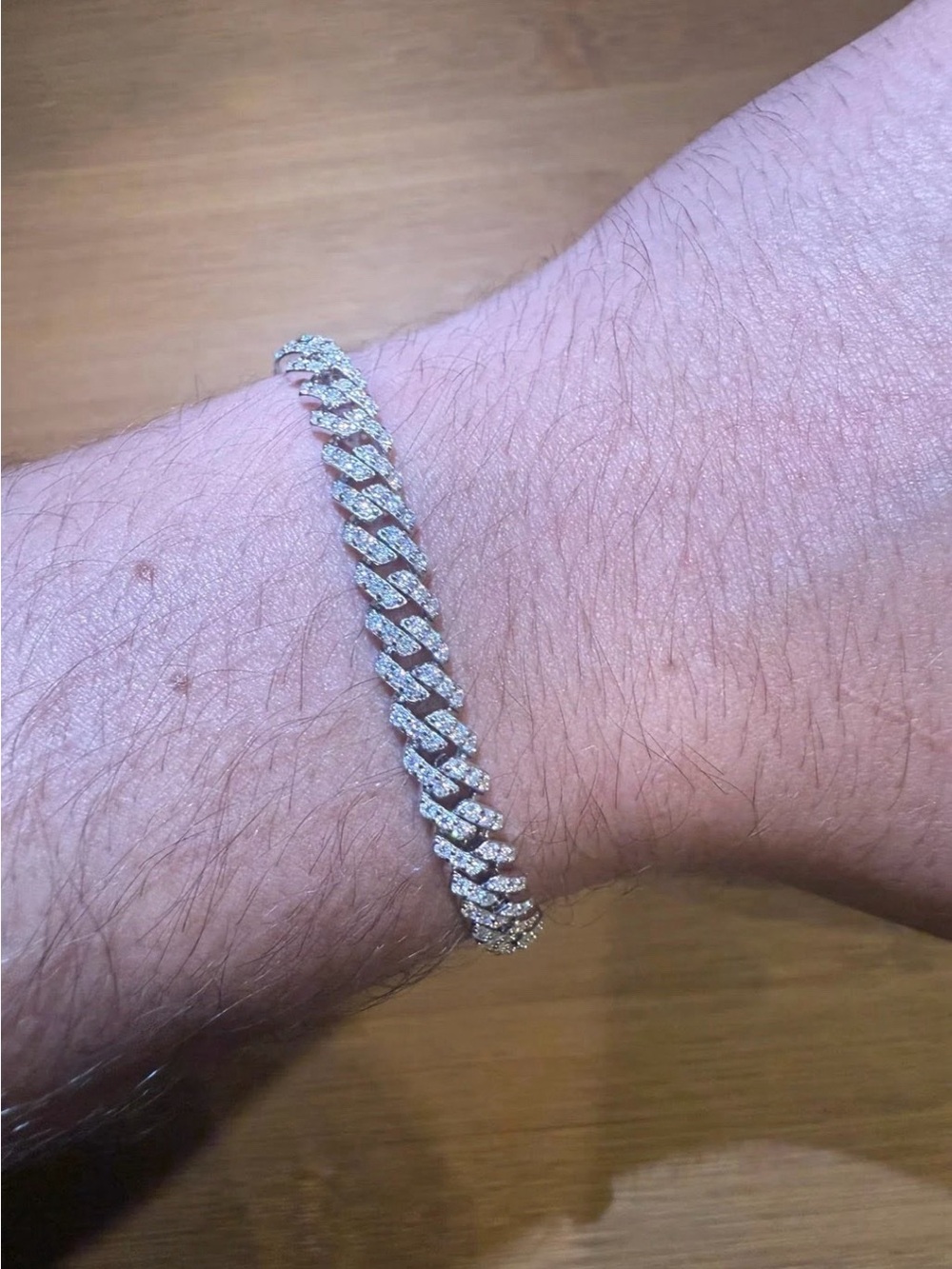VVS1 Cuban Bracelet Moissanite